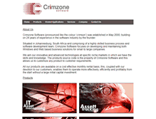 Tablet Screenshot of crimzone.com